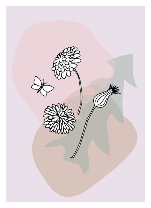 Poster  La délicatesse des plantes des champs