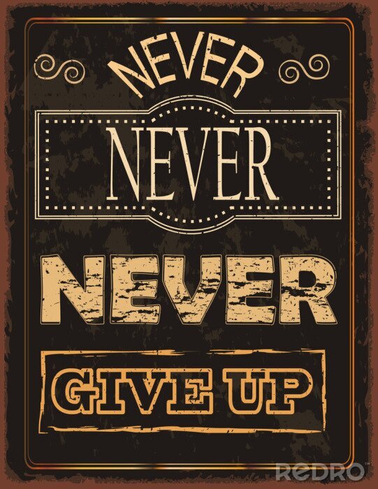 Poster  La motivation n'abandonne pas