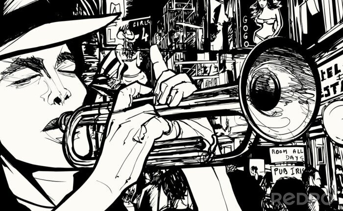 Poster  La musique de la trompette