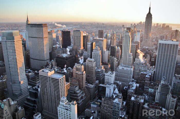 Poster  La neige sur les toits de New York