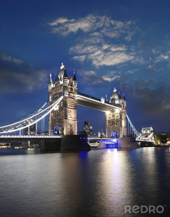 Poster  La nuit et le pont à Londres