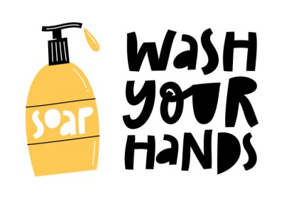 Poster  Lavez-vous les mains