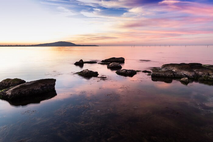 Poster  Le ciel se reflète dans la mer