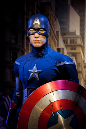 Poster  Le héros du film Captain America