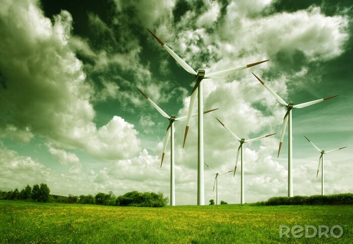 Poster  Les éoliennes, l'écologie