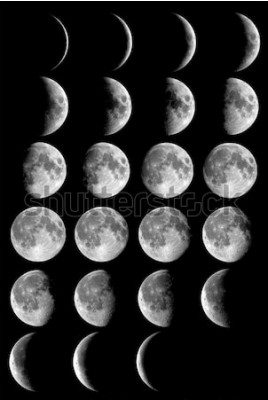 Poster  Les prochaines phases de la lune