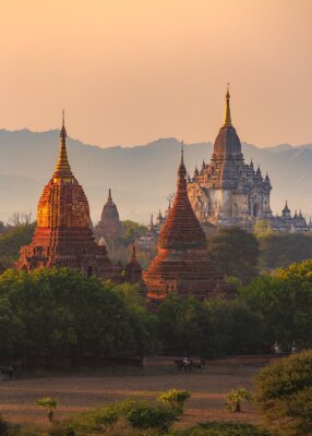Poster  Les temples majestueux de Birmanie