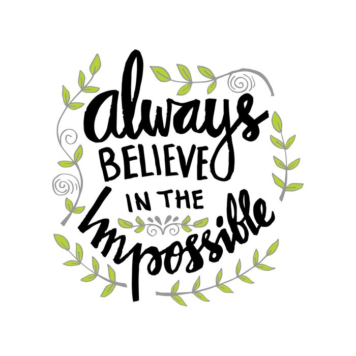 Poster  Lettrage typographique de style Boho