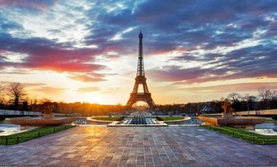 Lever du soleil à Paris