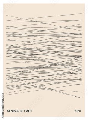 Poster  Lignes d'intersection