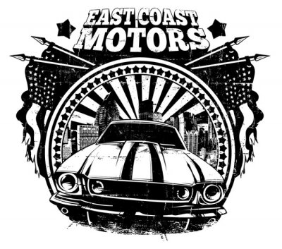 Logo automobile de la côte est