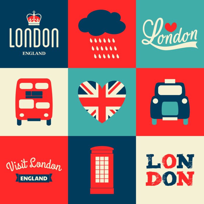 Poster  Londres Cartes Collection