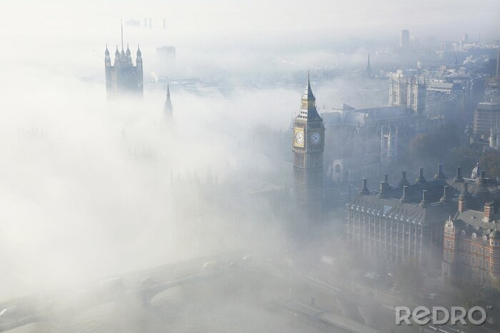 Poster  Londres dans le brouillard