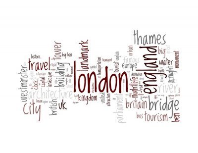 Londres inscriptions abstraites
