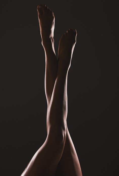 Poster  Longues jambes féminines