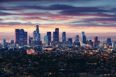 Los Angeles paysage en trois dimensions