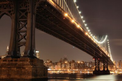Lumières du pont de Manhattan