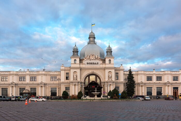 Poster  Lviv Railway station