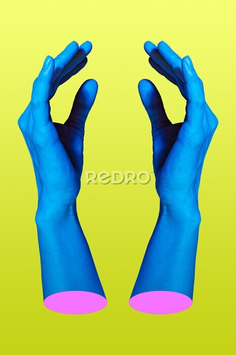 Poster  Mains néon