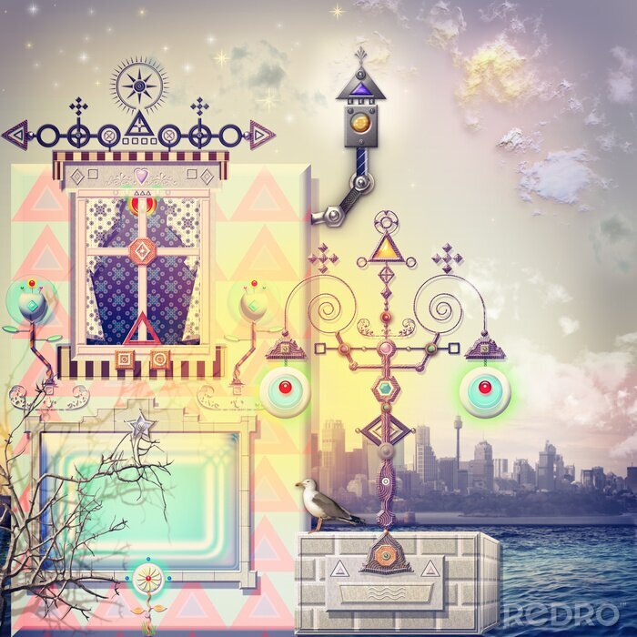 Poster  Maison enchantée dans le havre