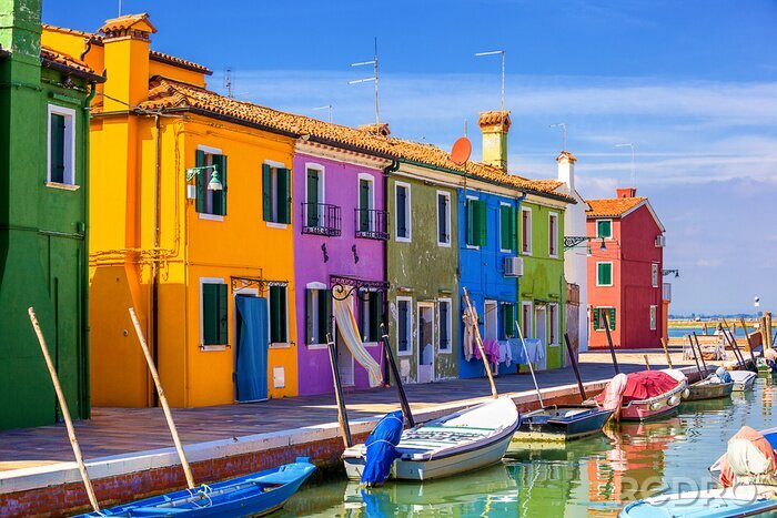 Poster  Maisons colorées à Venise