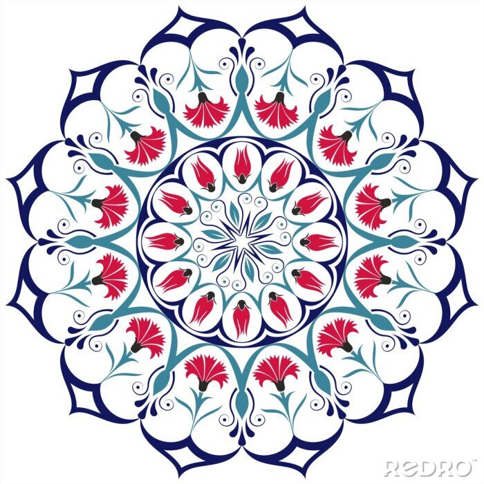 Poster  Mandala ottoman