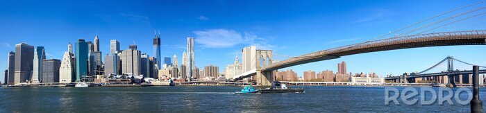 Poster  Manhattan panorama avec pont