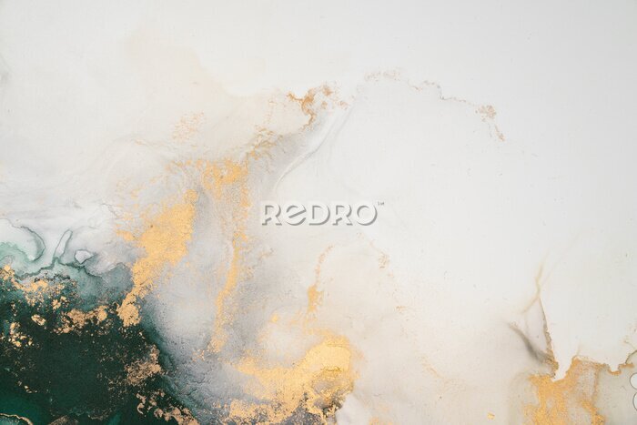 Poster  Marbre fluide texture abstraite