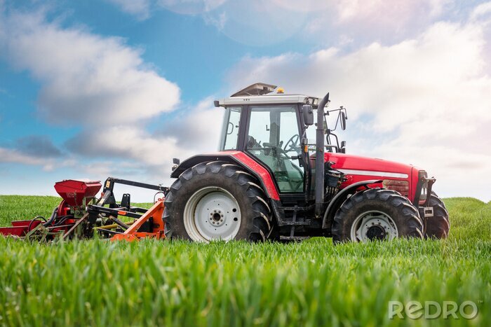 Poster  Matériel agricole pour semer