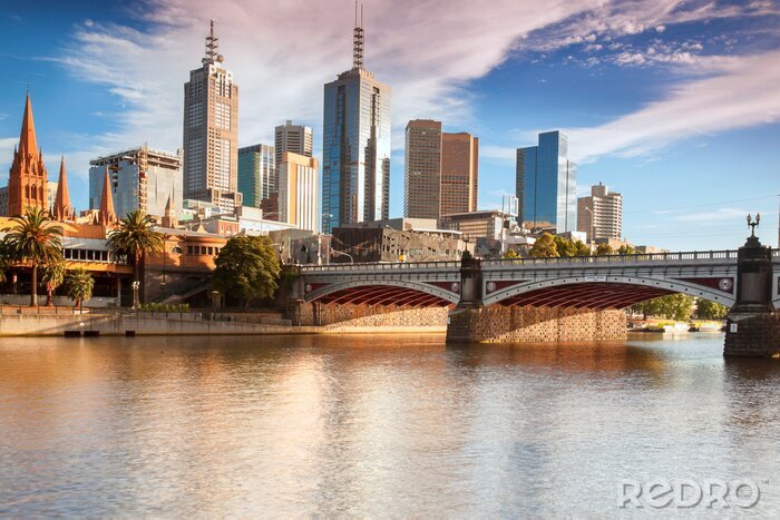 Poster  Melbourne horizon de Southbank