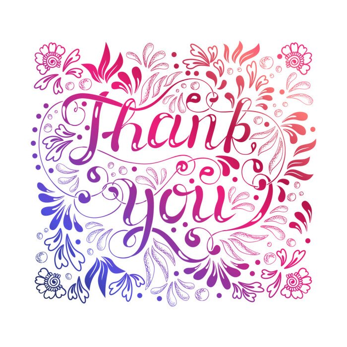 Poster  MERCI Lettre