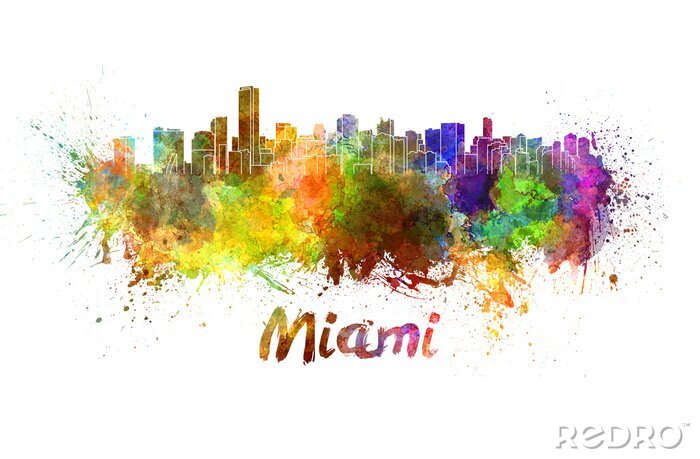 Poster  Miami en Amérique du Nord