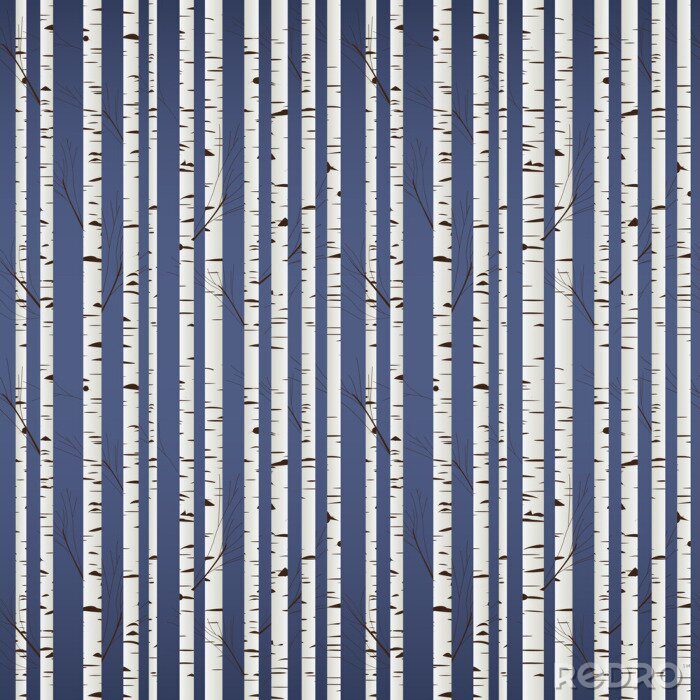 Poster  Modèle en bois de bouleau