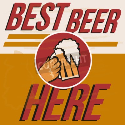 Poster  Modèle rétro de vecteur