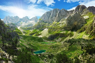 Poster  Montagnes des Alpes et lacs pittoresques