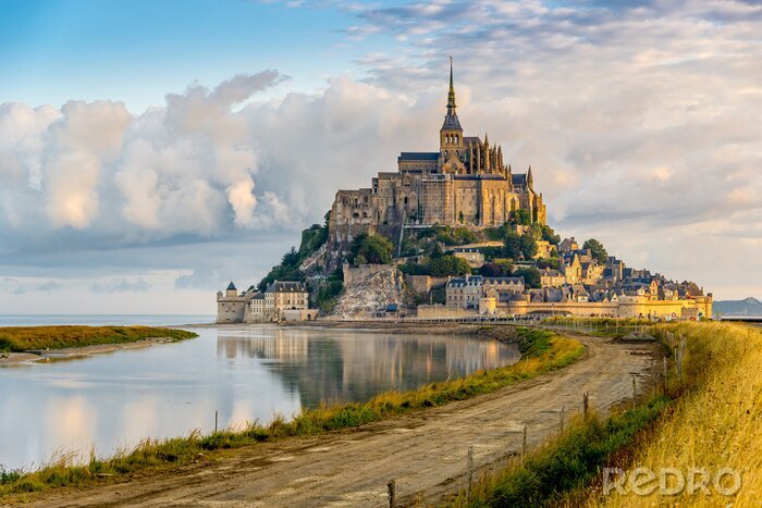 Poster  Morning view au Mont Saint-Michel