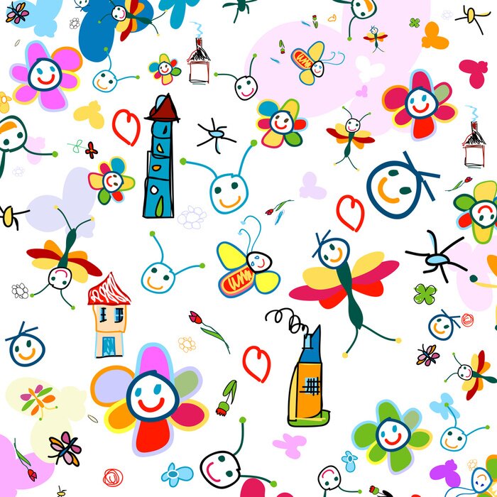 Poster  Motif coloriage