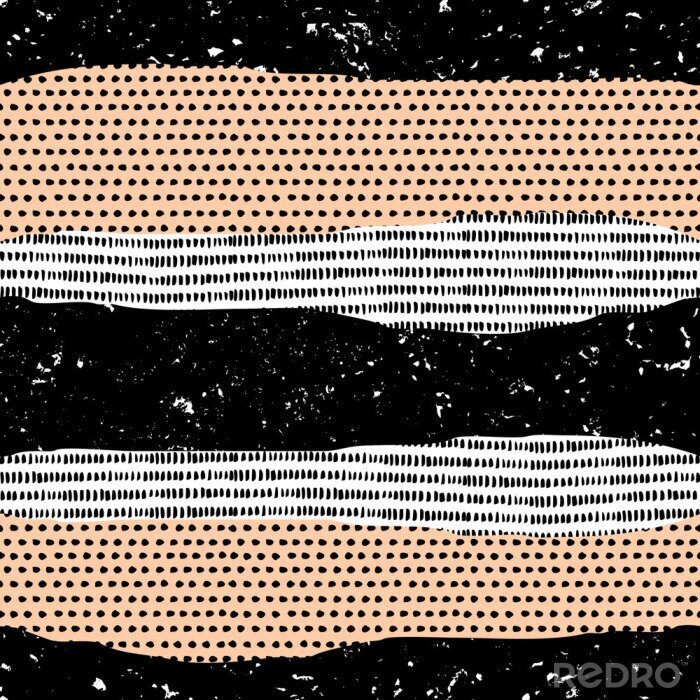 Poster  Motif de rayures à motifs