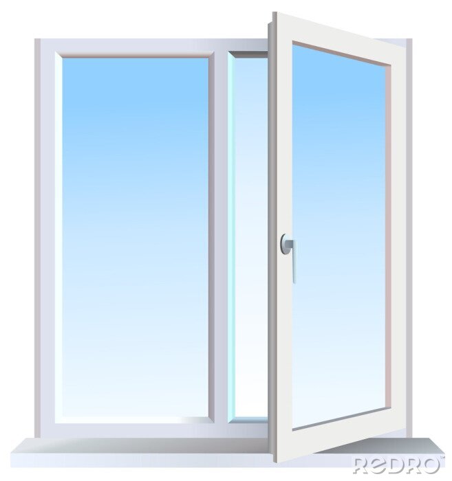 Poster  Motif fenêtre ouverte