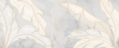 Motif feuillu en pastel