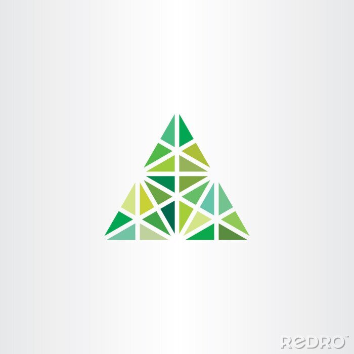 Poster  Motif géométrique en forme de triangle