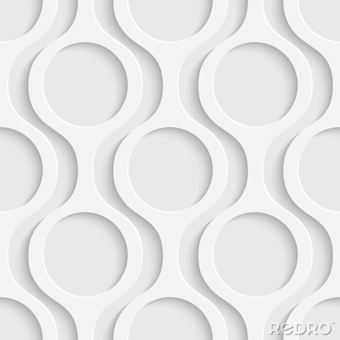 Poster  Motif géométrique moderne avec des cercles