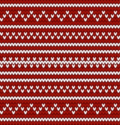 Motif tricoté sans couture dans le style nordique