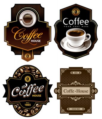 Motifs graphiques café