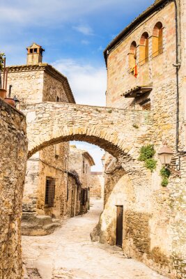 Mur ancien village italien