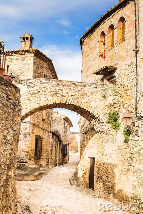 Poster  Mur ancien village italien