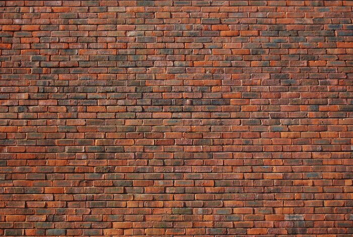 Poster  Mur de briques et brique rouge