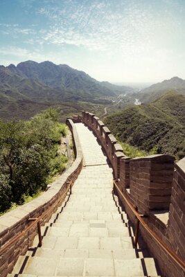 Poster  Mur de paysage chinois