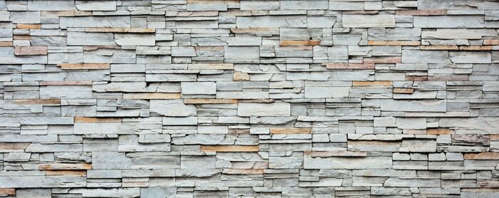 Poster  Mur de pierres décoratives