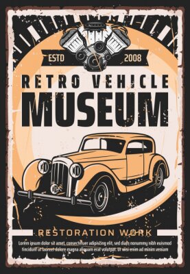 Poster  Musée du véhicule rétro